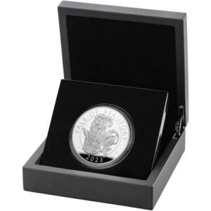 2023 5 oz Proof British Silver Tudor Beasts Yale of Beaufort Coin (Box + CoA)