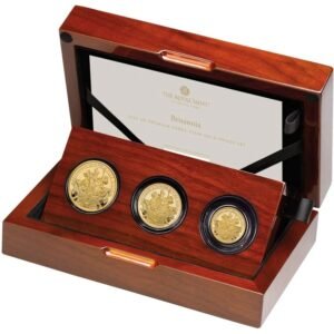 2023 Proof Gold Britannia 3 Coin Set Boxed