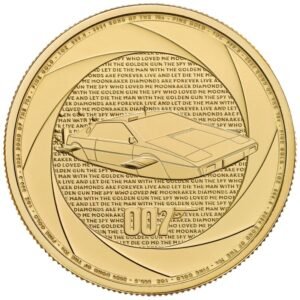 2024 1 oz Six Decades of 007 Bond of the 1970s Gold Coin