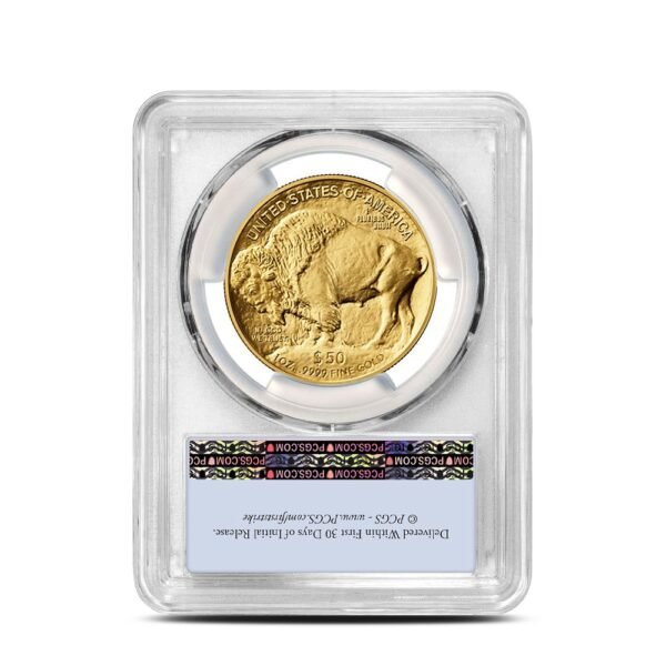 2025 1 oz American Gold Buffalo Coin PCGS MS70 FS - Image 2
