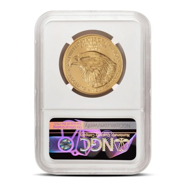 2025 1 oz American Gold Eagle Coin NGC MS70 ER - Image 2