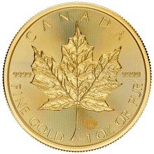 2025 1 oz Canadian Maple Leaf Gold Coin