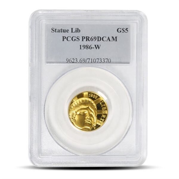 $5 US Mint Commemorative Gold Coin PR/PF69 (Random Year, Varied Label, PCGS or NGC) - Image 2