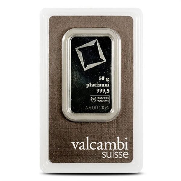 Buy 50 Gram Platinum Bars Online (Varied Condition, Any Mint) - Image 2