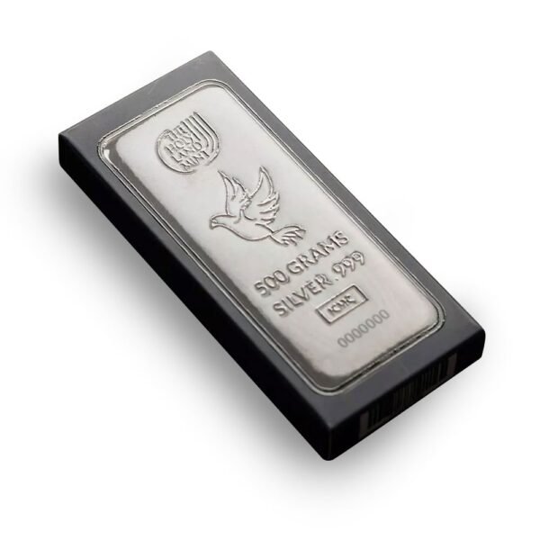 500 Gram Holy Land Mint Cast Silver Bar (New) - Image 2