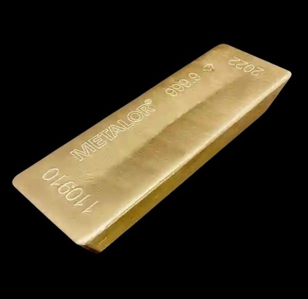 Buy 12.5KG Metalor Cast Gold Bar | 12500 Gram