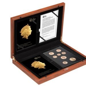 Gold Proof 2015 Fifth Circulating UK Coinage Portrait Set Boxed
