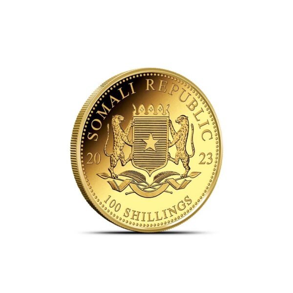 2023 Proof Somalia Gold Elephant African Wildlife Prestige Coin Set (Box + CoA) - Image 10