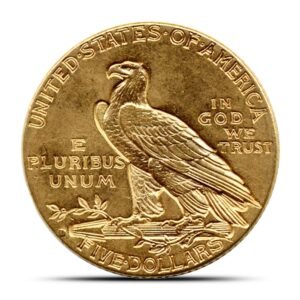 Pre-33 $5 Indian Gold Half Eagle Coin (Cleaned)